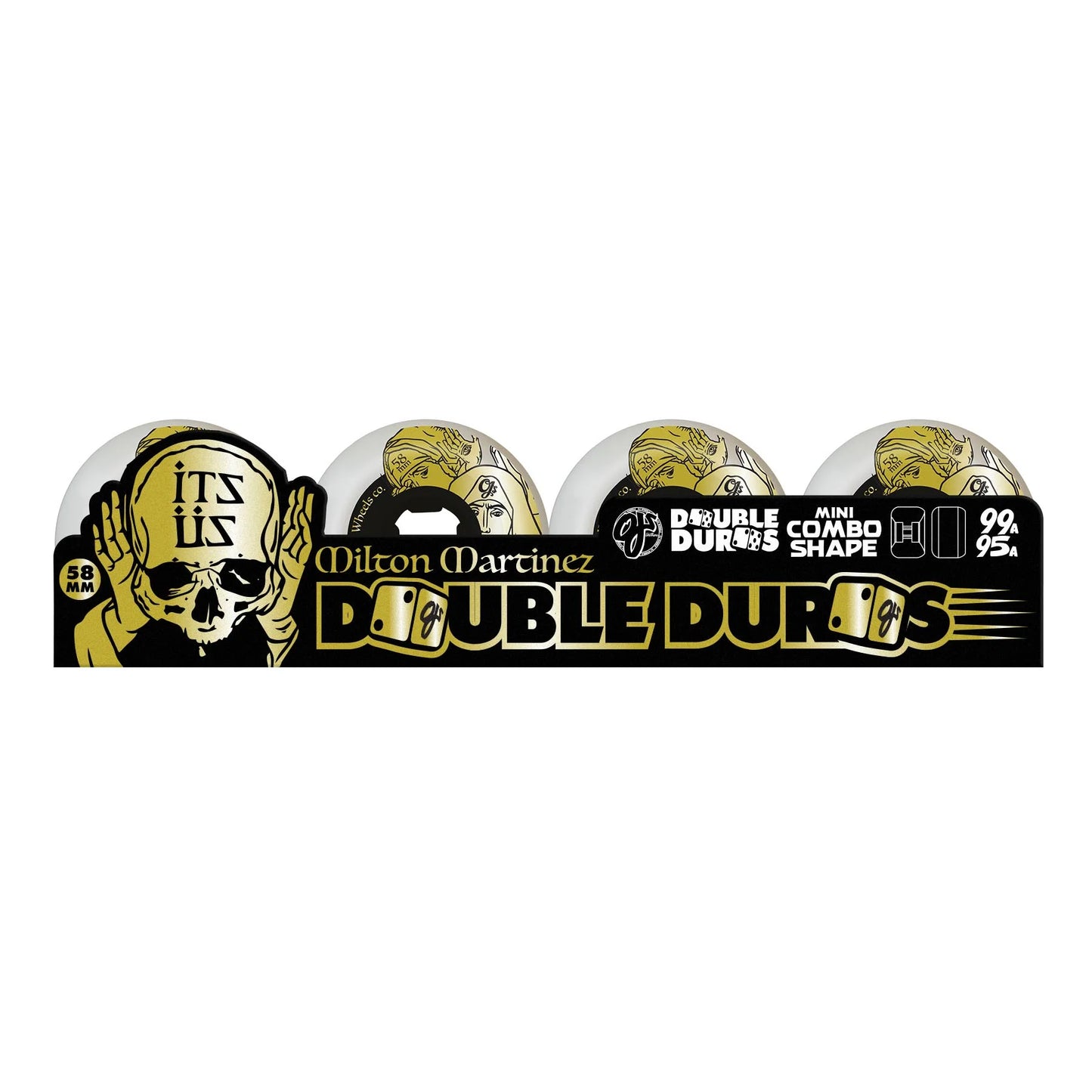 58mm Double Duro Martinez Its Us Witches Mini Combo 99a/95a OJ Skateboard Wheels