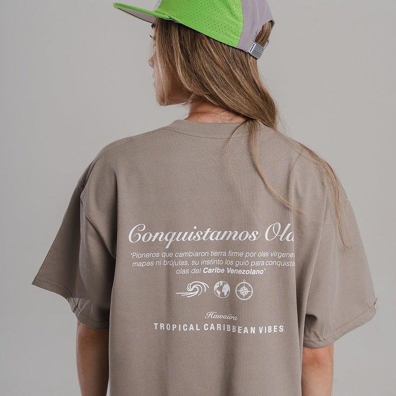 Franela Oversize "Conquistamos Olas"