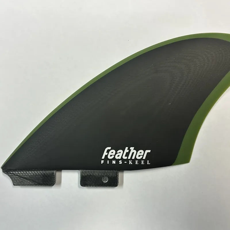 QUILLAS FEATHER FINS TWIN FIN KEEL FS2 GREEN