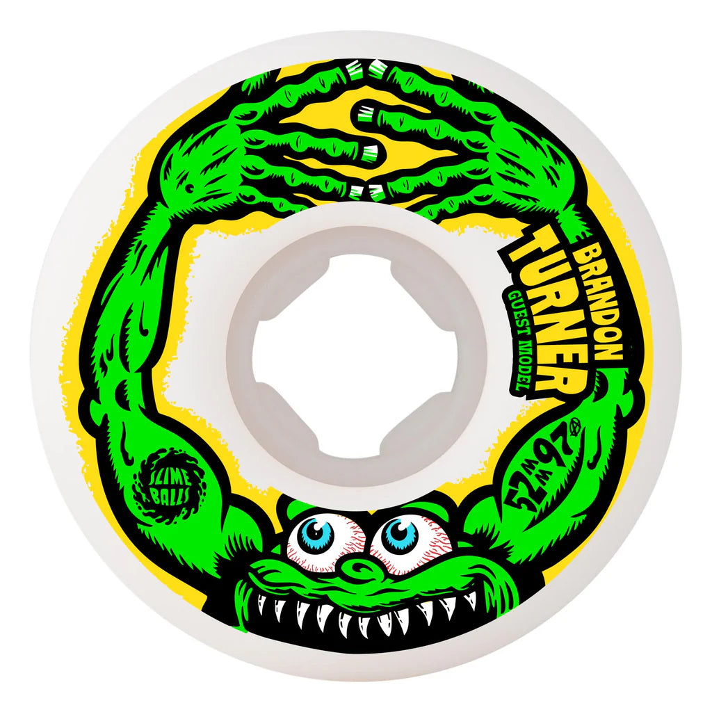 52mm / 97A Brandon Turner | Guest Pro | Slime Balls Skateboard Wheels Canada