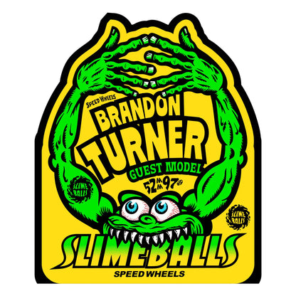 52mm / 97A Brandon Turner | Guest Pro | Slime Balls Skateboard Wheels Canada