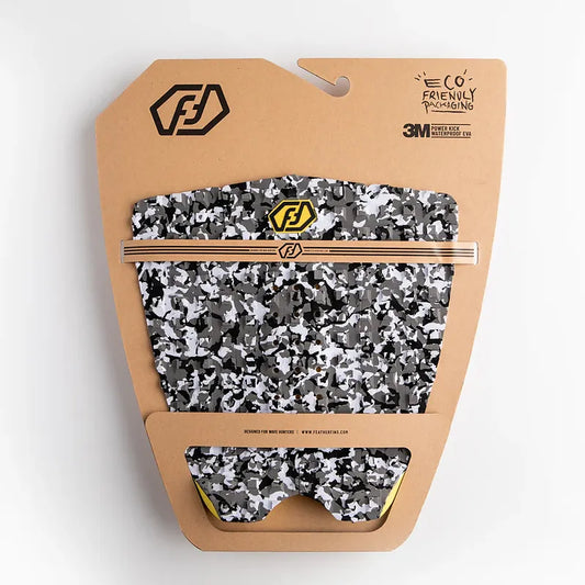ASTRODECK FEATHER FINS 3P CAMUFLAJE BLANCO Y NEGRO