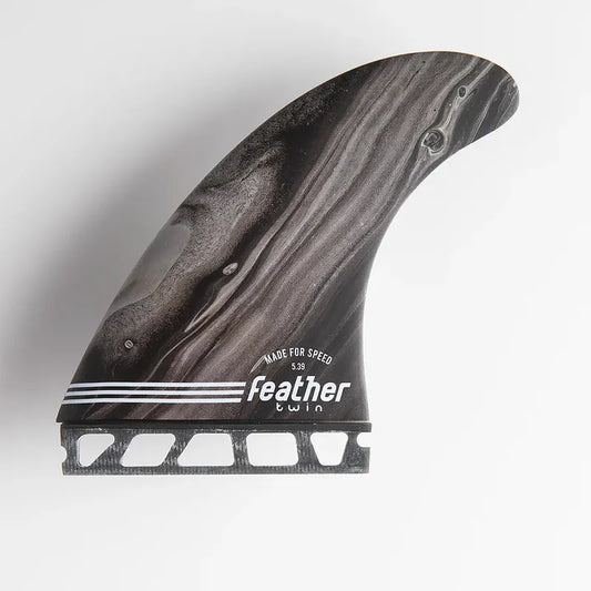 QUILLAS FEATHER FINS PERFORMANCE TWIN FUTURE BLACK "L"