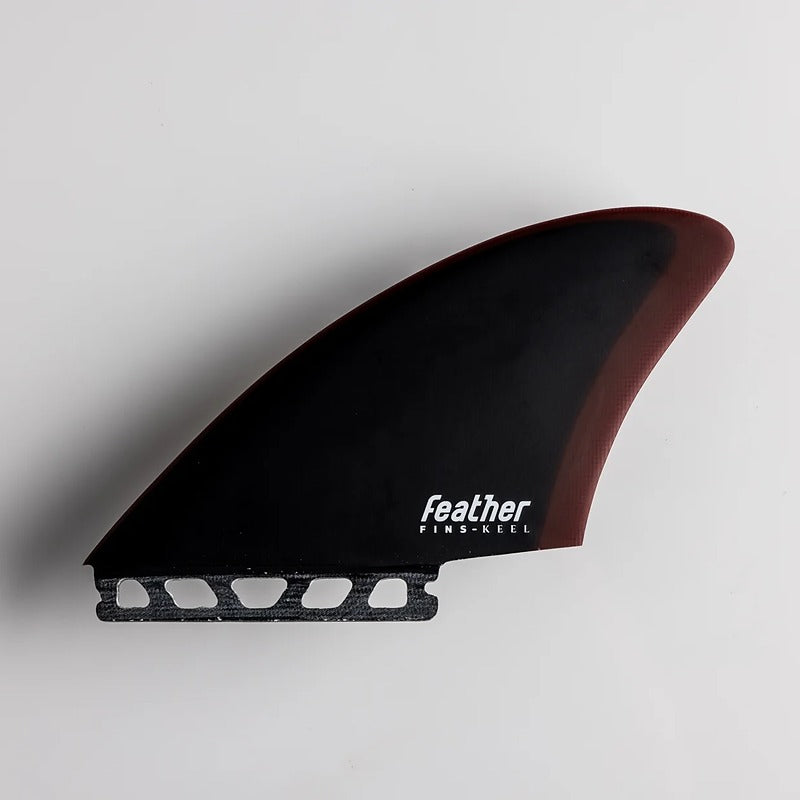 QUILLAS FEATHER FINS TWIN KEEL FUTURE BLACK/WINE
