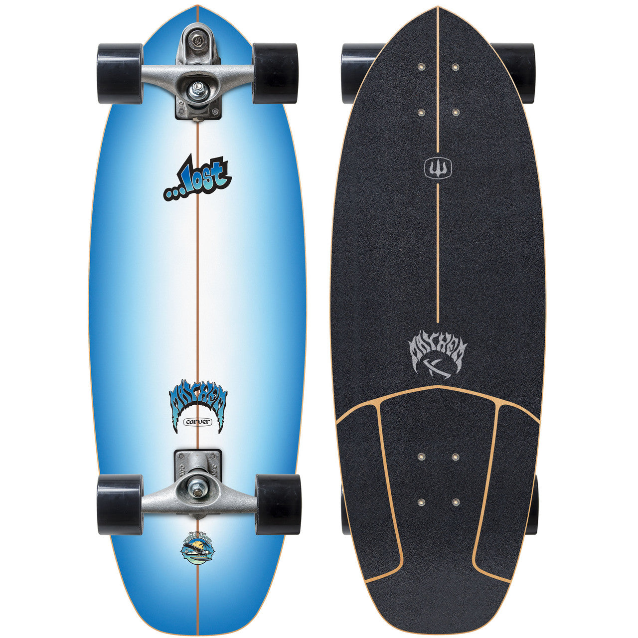 Carver x LOST Carver C7 Raw 30.5" Puddle Jumper Surfskate Complete