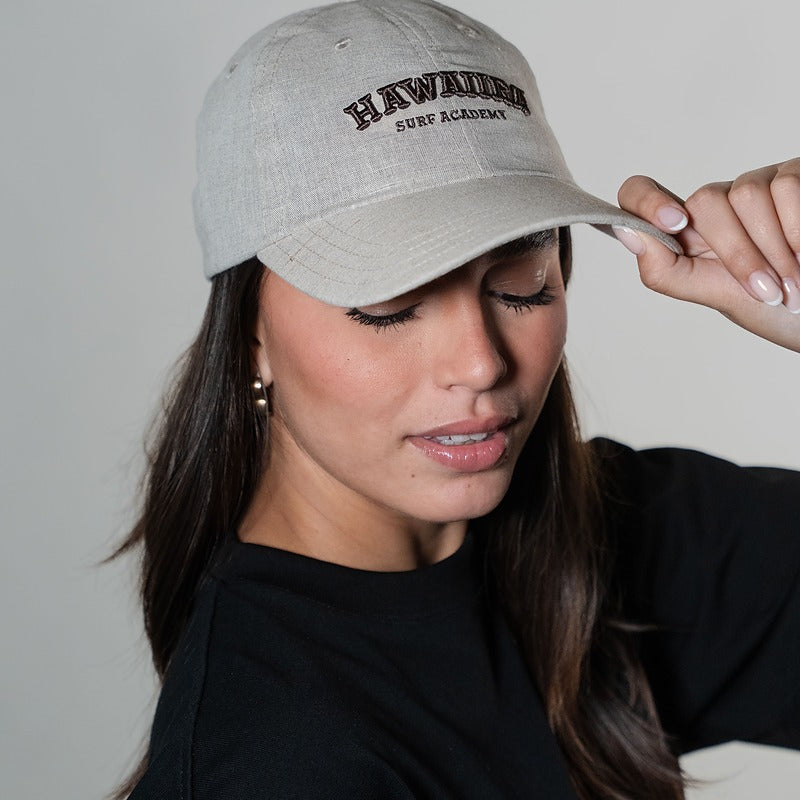 LOW CROWN ADJUSTABLE- FIT HAT SURF ACADEMY