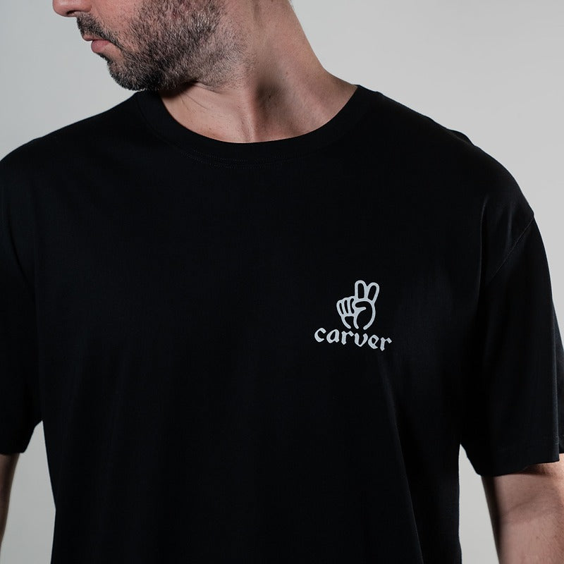 T SHIRT CARVER MAKE WAVES SHORT