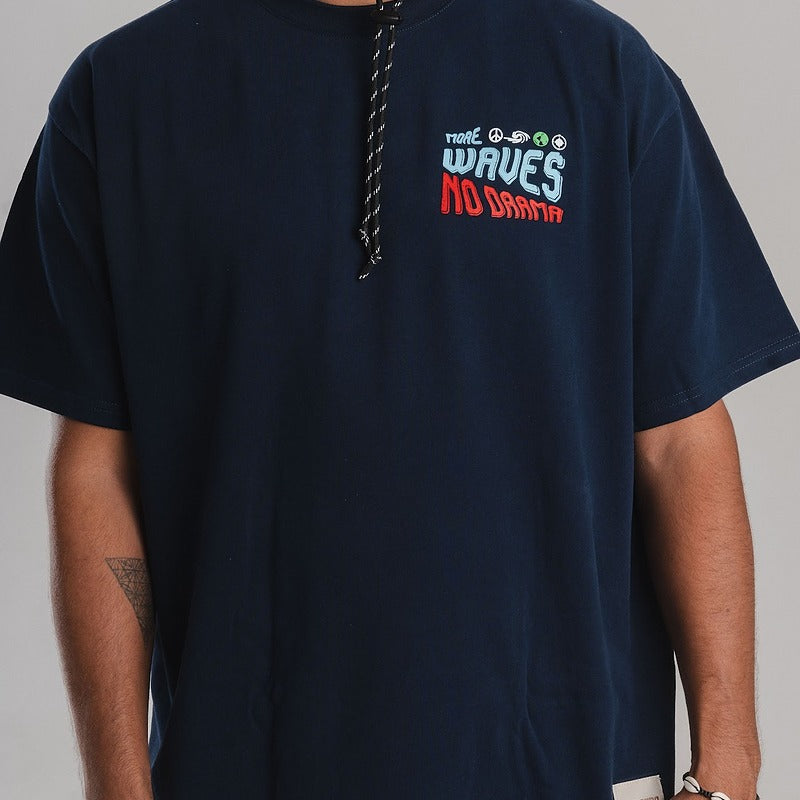 Franela Oversize "More Waves No Drama"