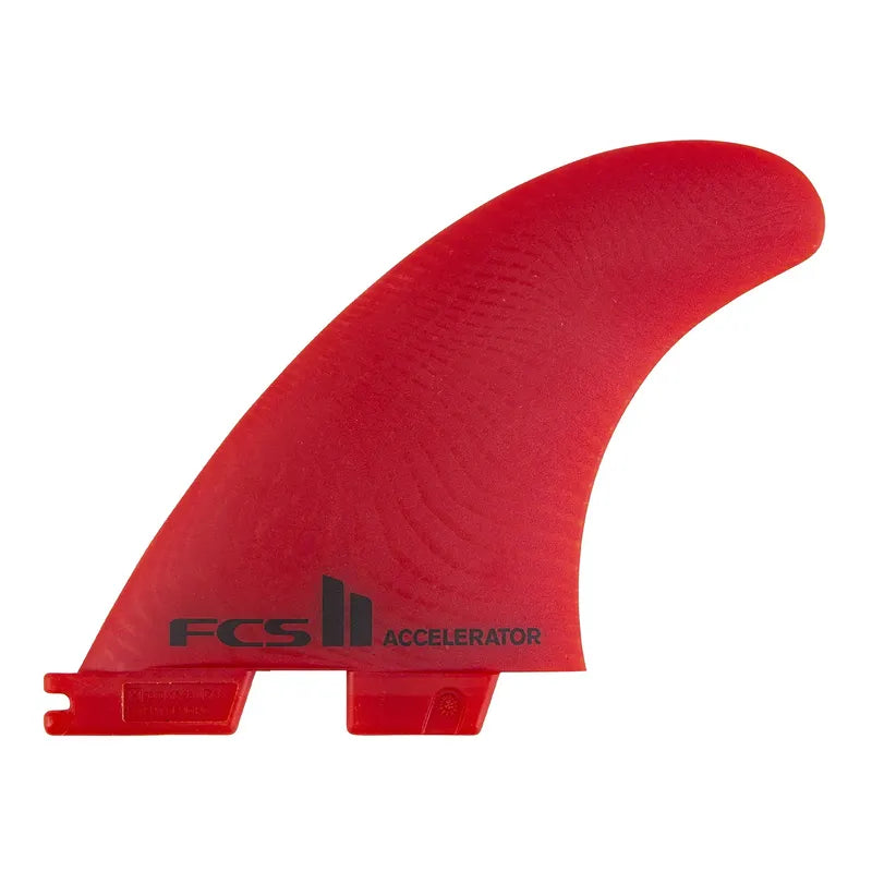 Quillas FCS II Accelerator Neo Glass Red Tri Fins