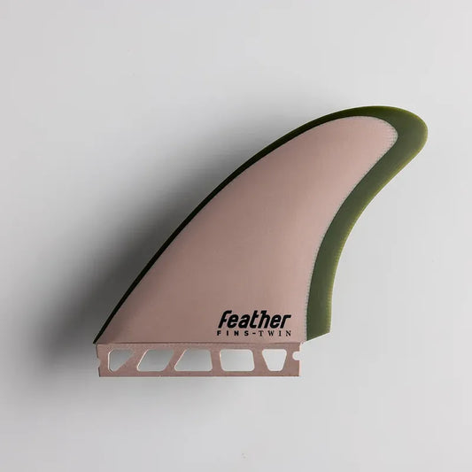 QUILLAS FEATHER MODERN KEEL FUTURE GREEN FOREST "L"