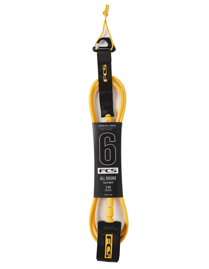 FCS 6' All Round Essential Leash Mango