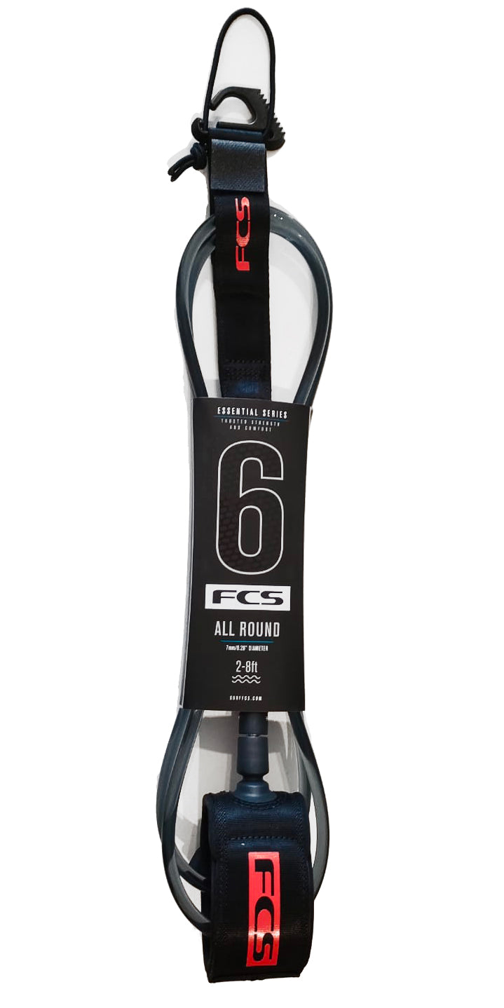 FCS 6' All Round Essential Leash Eclipse