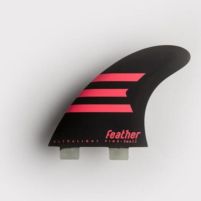 QUILLAS FEATHER FINS ULTRALIGHT EPOXY HC DUAL TAB BLACK/PINK