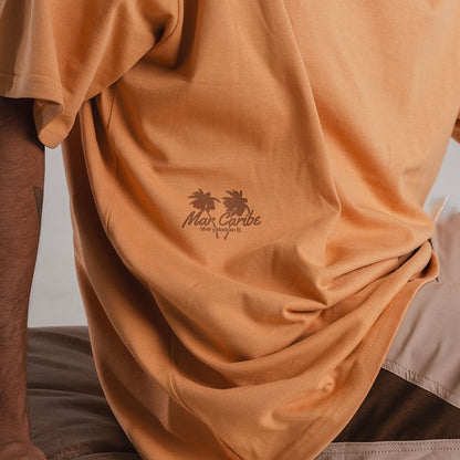 Franela Oversize "Vivir y morir en el mar caribe"
